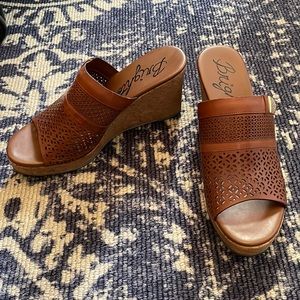 Brighton - Brown Wedge shoes - Size: 8 1/2M